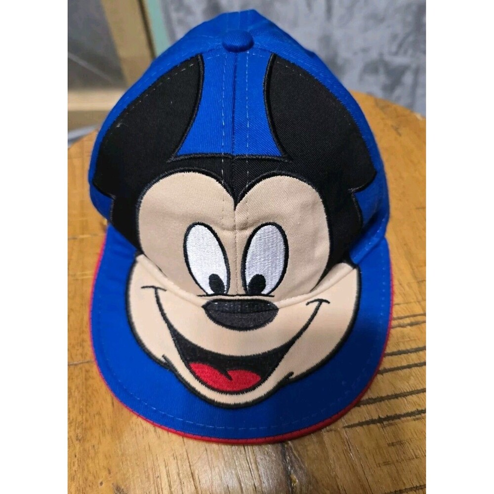 Walt Disney World Hat Kids Color Block Mickey Mouse Youth Adj Strapback
